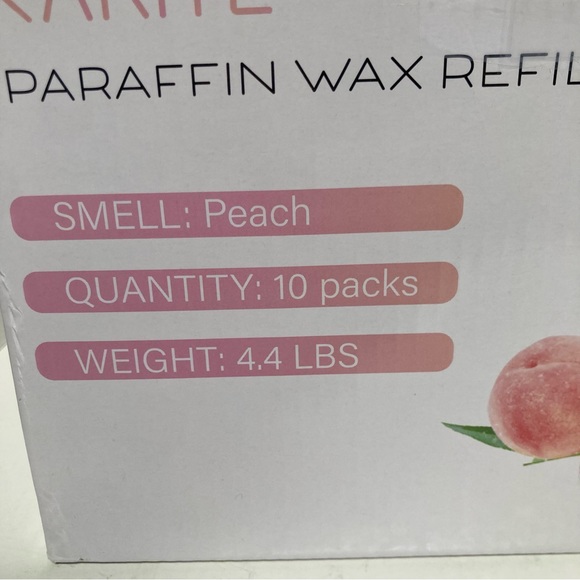 KARITE Paraffin Wax Refills, 10 Pack peach Scented Paraffin Wax Beads Bloc... - Picture 6 of 7